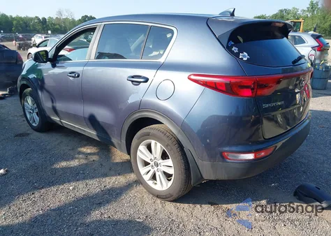 2018 Kia Sportage Lx z USA, uszkodzony, nr VIN KNDPMCACXJ7489822
